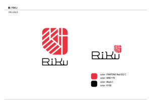 近視用メガネ「Riku」ブランドロゴ
