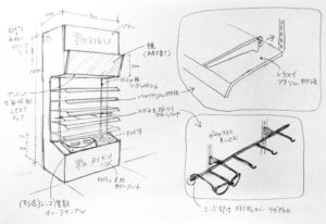 什器案スケッチ