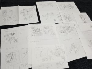 工場イラストのラフ画 | デザイズミ