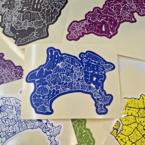 MOJIMAP KANAGAWA ステッカー 神奈川県