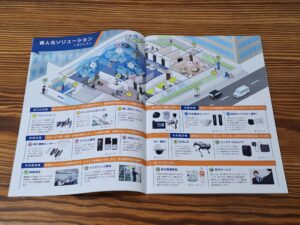 東京警備保障株式会社様製品カタログの俯瞰図イラスト（オフィス）｜デザイズミ