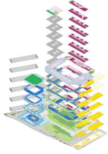 長崎スタジアムシティのフロアイメージ