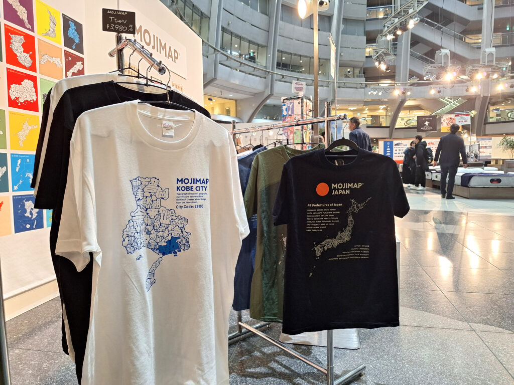MOJIMAP Tシャツ ポップアップショップ 大丸インテリア館